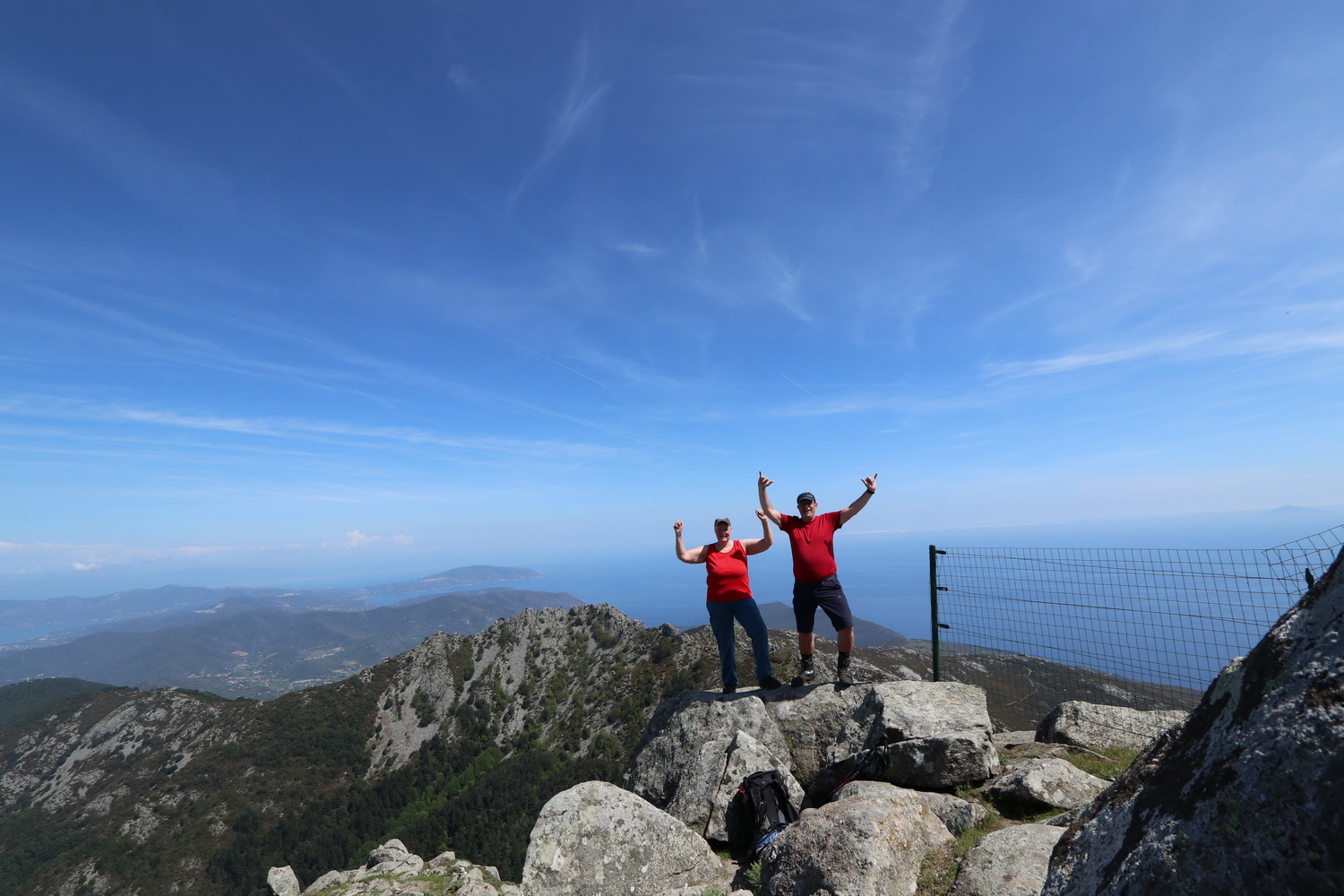 Top of Elba 1019m