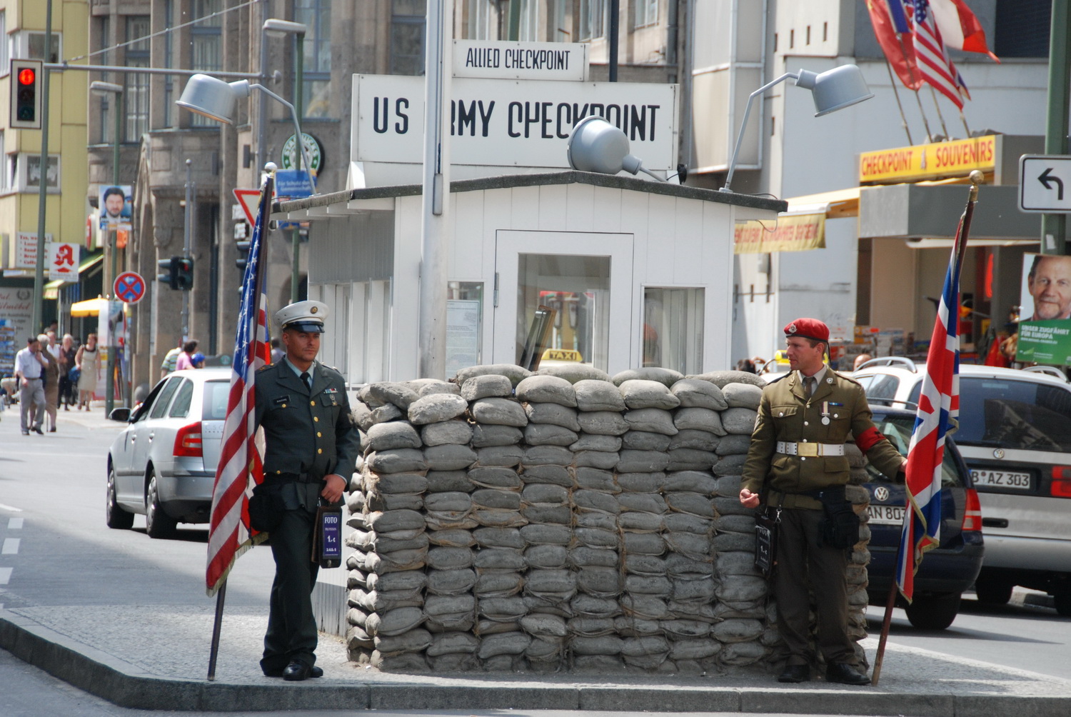 Touristenattraktion Checkpoint Charlie