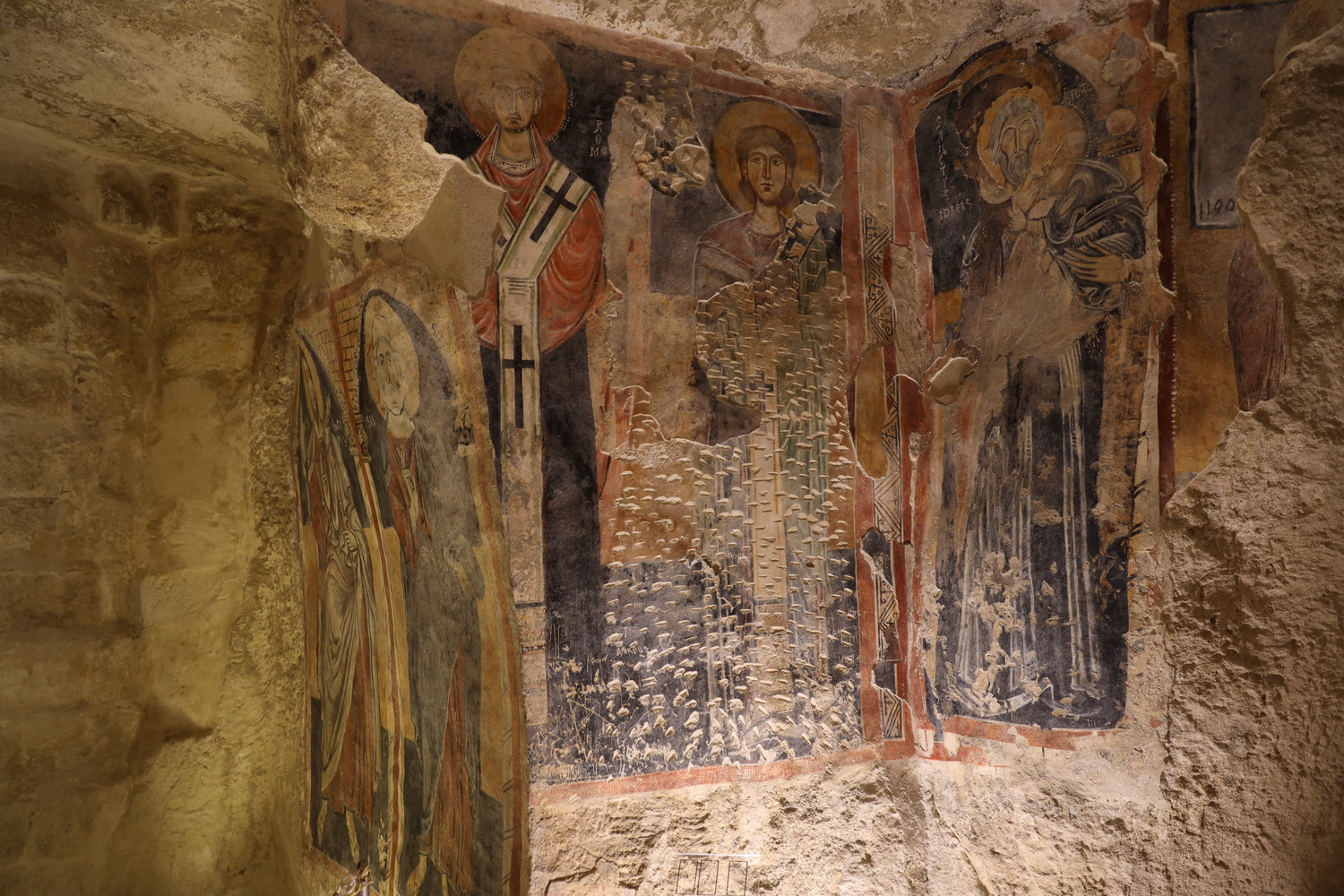 Fresken 12. Jh.- Santa Maria de Idris und San Giovanni in Monterrone