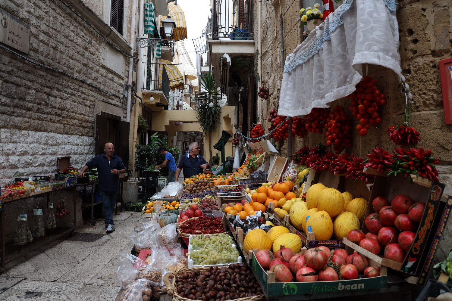 Markt- Stand in Bari