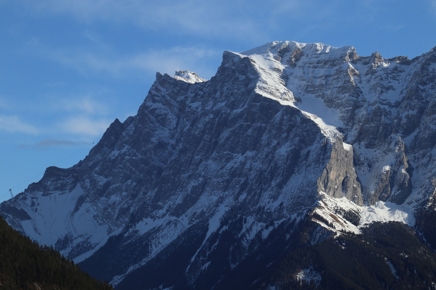 Deutschlands höchster Berg- Die Zugspitze 2962m vom Fernpass