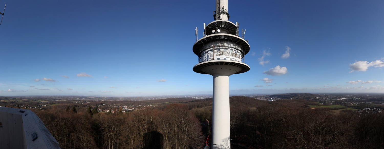 Panorama mit Bielefeld nach NO