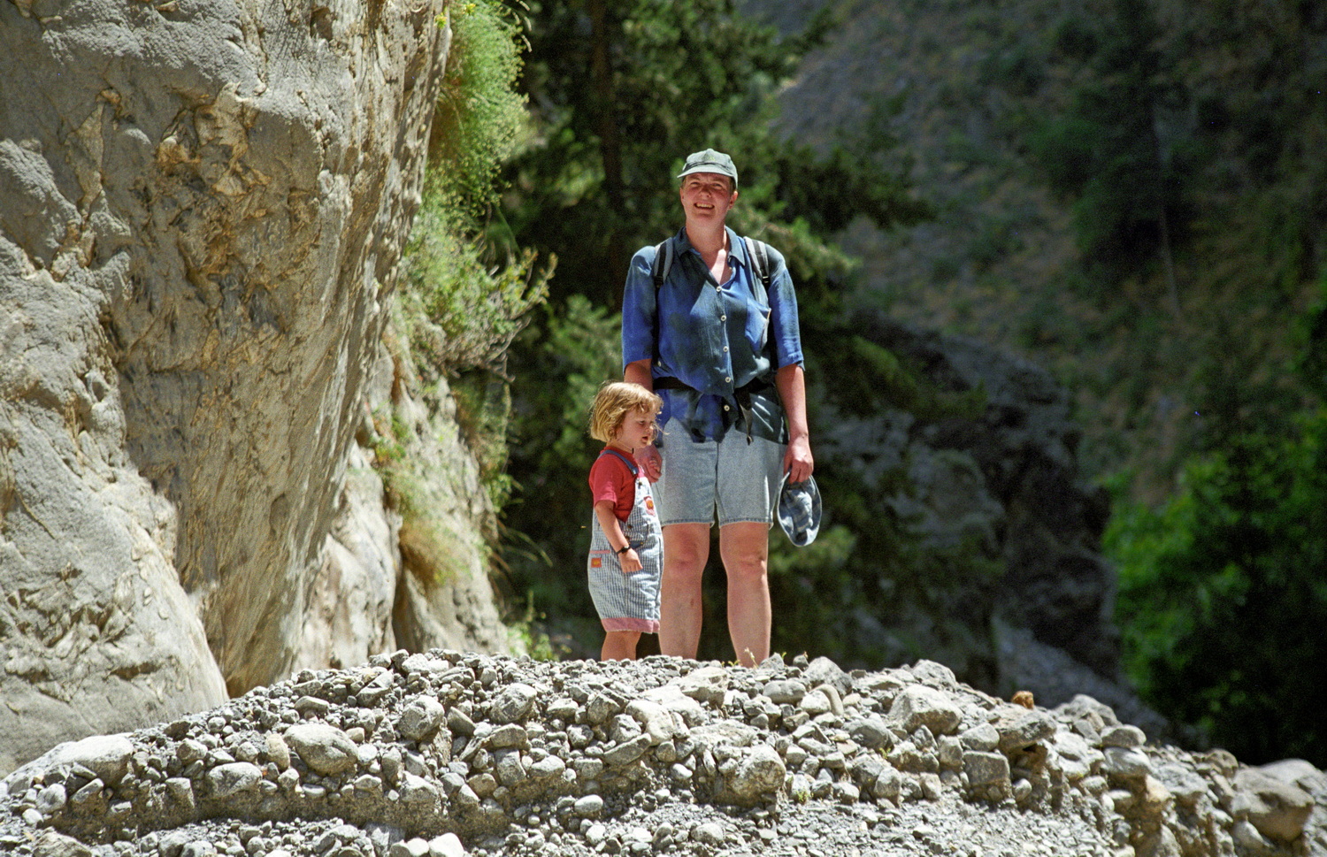 2000 Kreta-Trekking mit Anne 3 in der Samaria-Schlucht