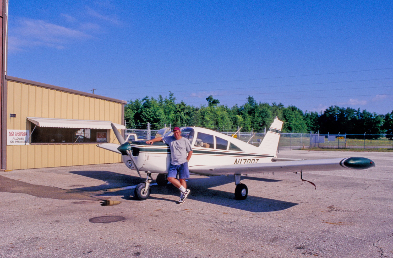 Nach meiner Flugstunde 1996 in Florida