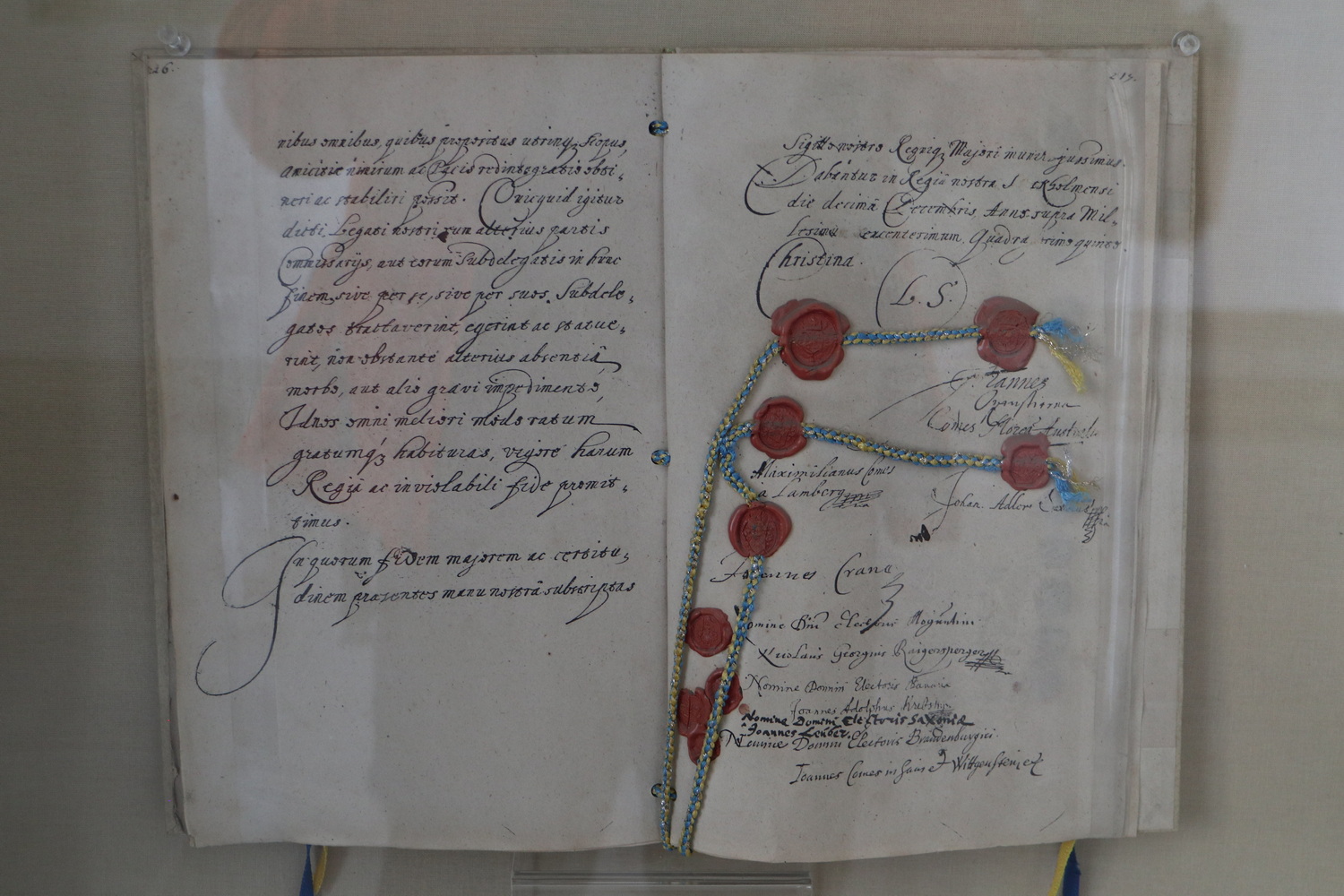 Kopie des Instrumentum Pacis Osnabrugensis 1648