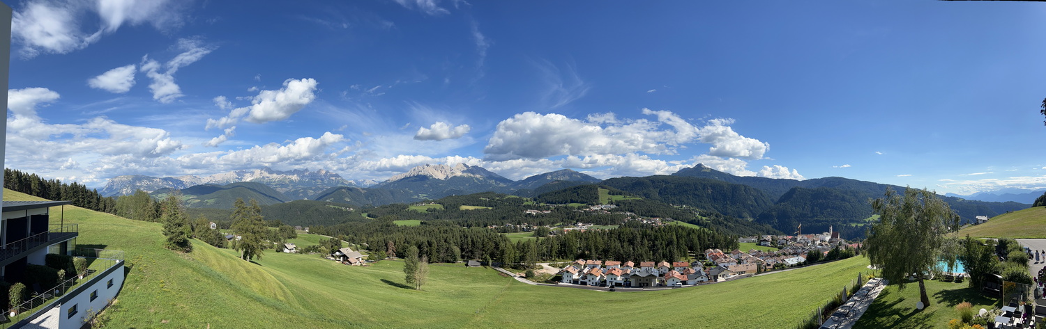 Das Panorama vom Obkircherberg in Deutschnofen