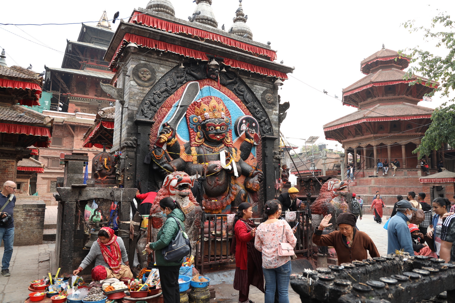 Kaal Bhairav- Schrein am Durbar Square Kathmandu