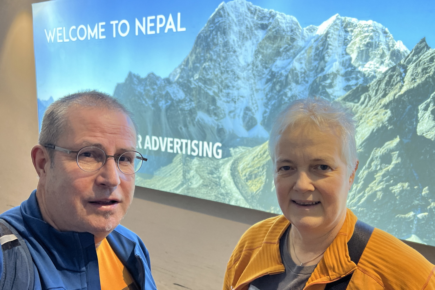 Im Angesicht des Mount Everest- am Flughafen Kathmandu