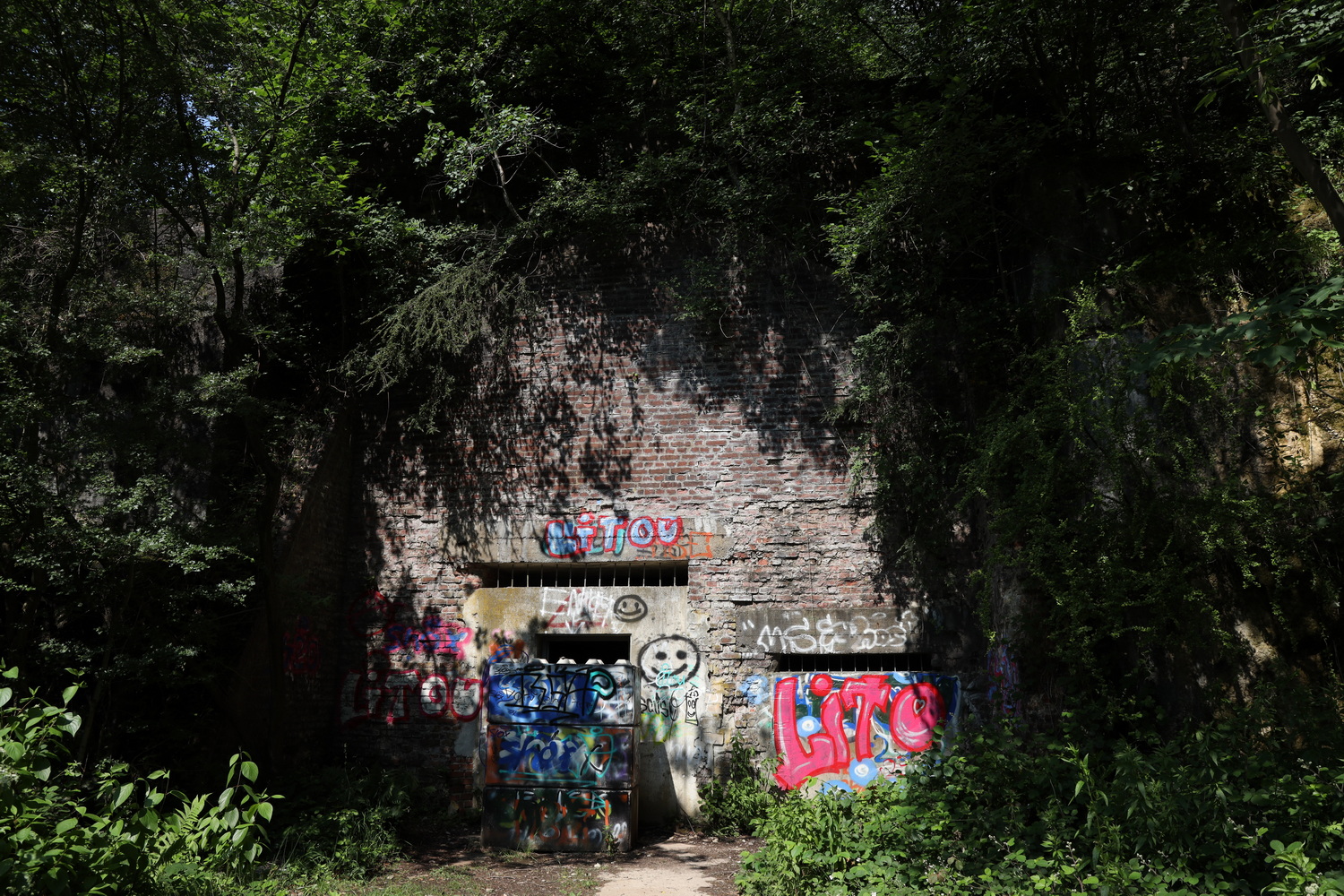 Ehemaliges Geheimlager Rebhuhn in der alten Tunnelröhre- Lengerich Intrup