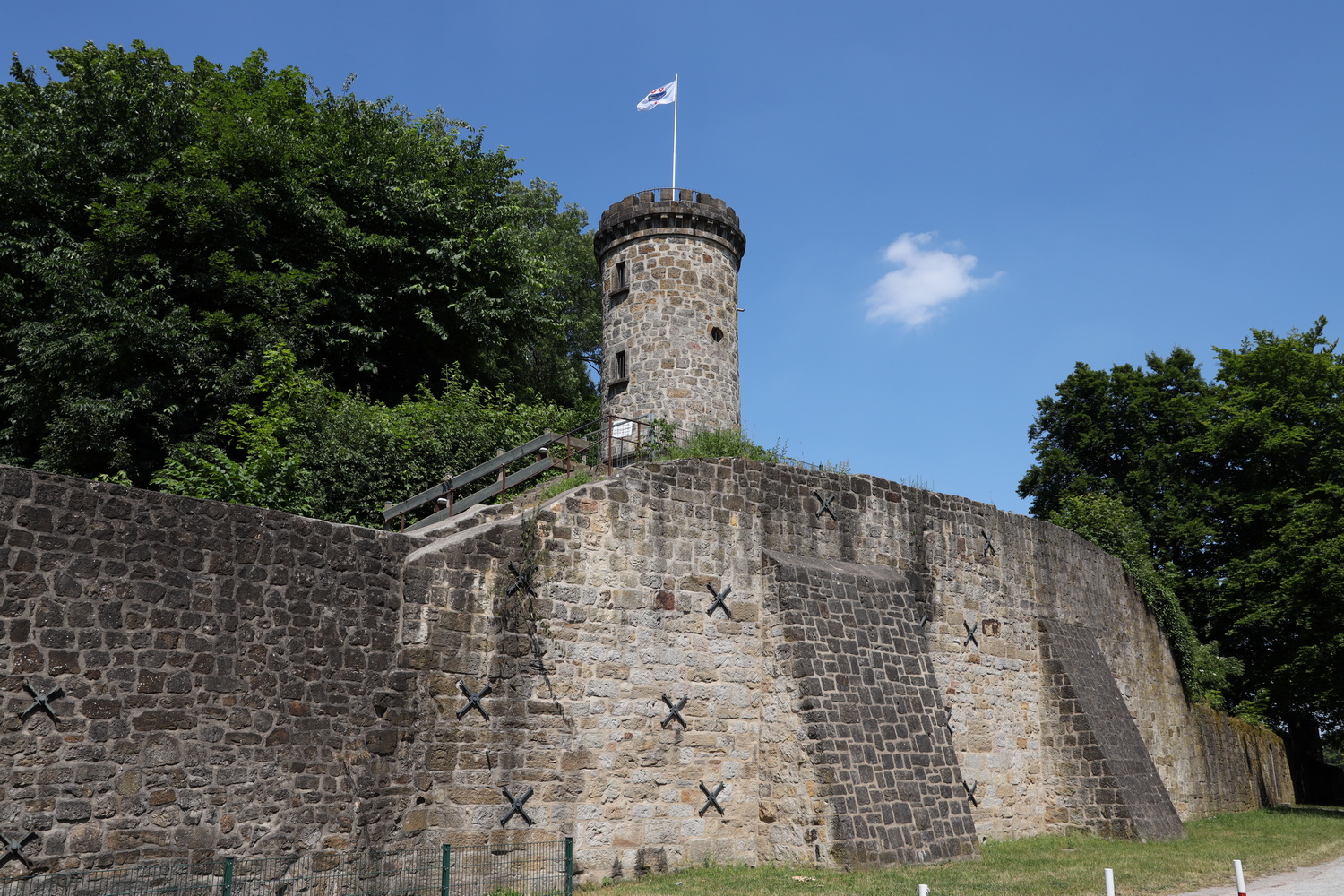 Tecklenburg-Reste der ehemaligen Burg