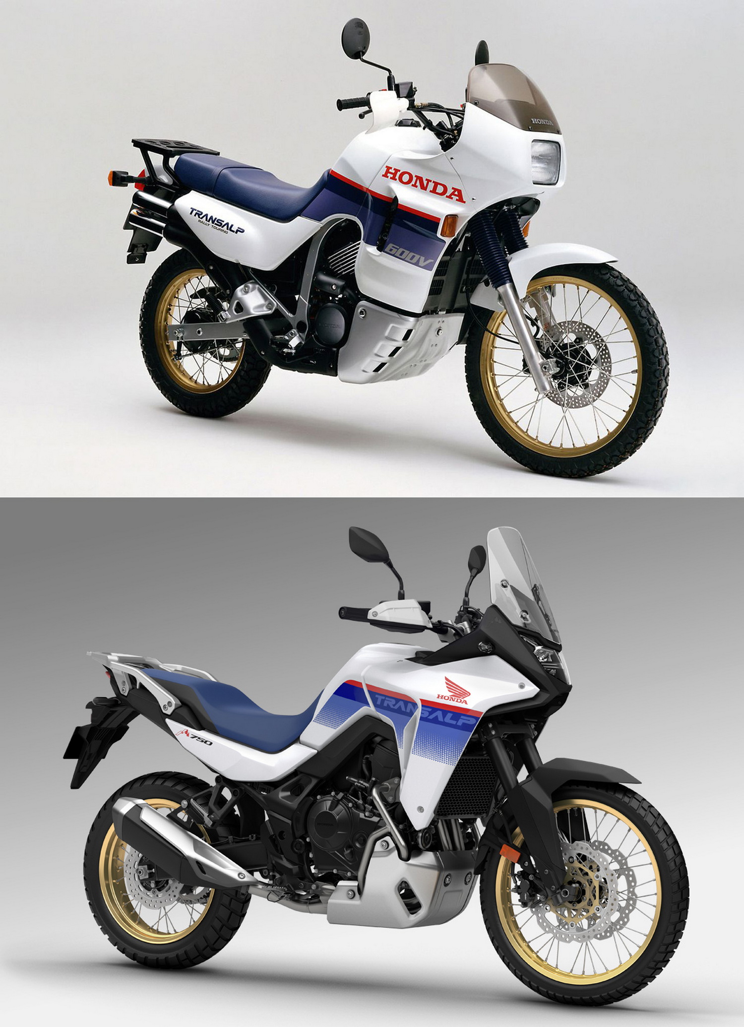 Trennt 35 Jahre Motorradtechnik - 1988er und 2023er Modell