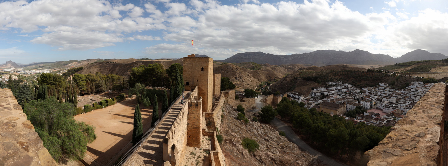 SO- Panoramablick vom Alcazaba de Antequera 