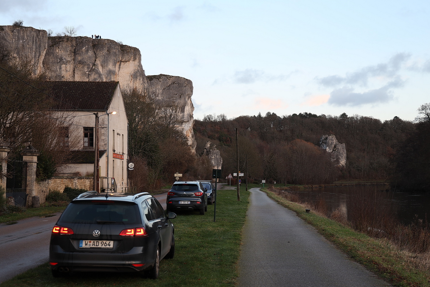 Felsen von le Saussois an der Yonne