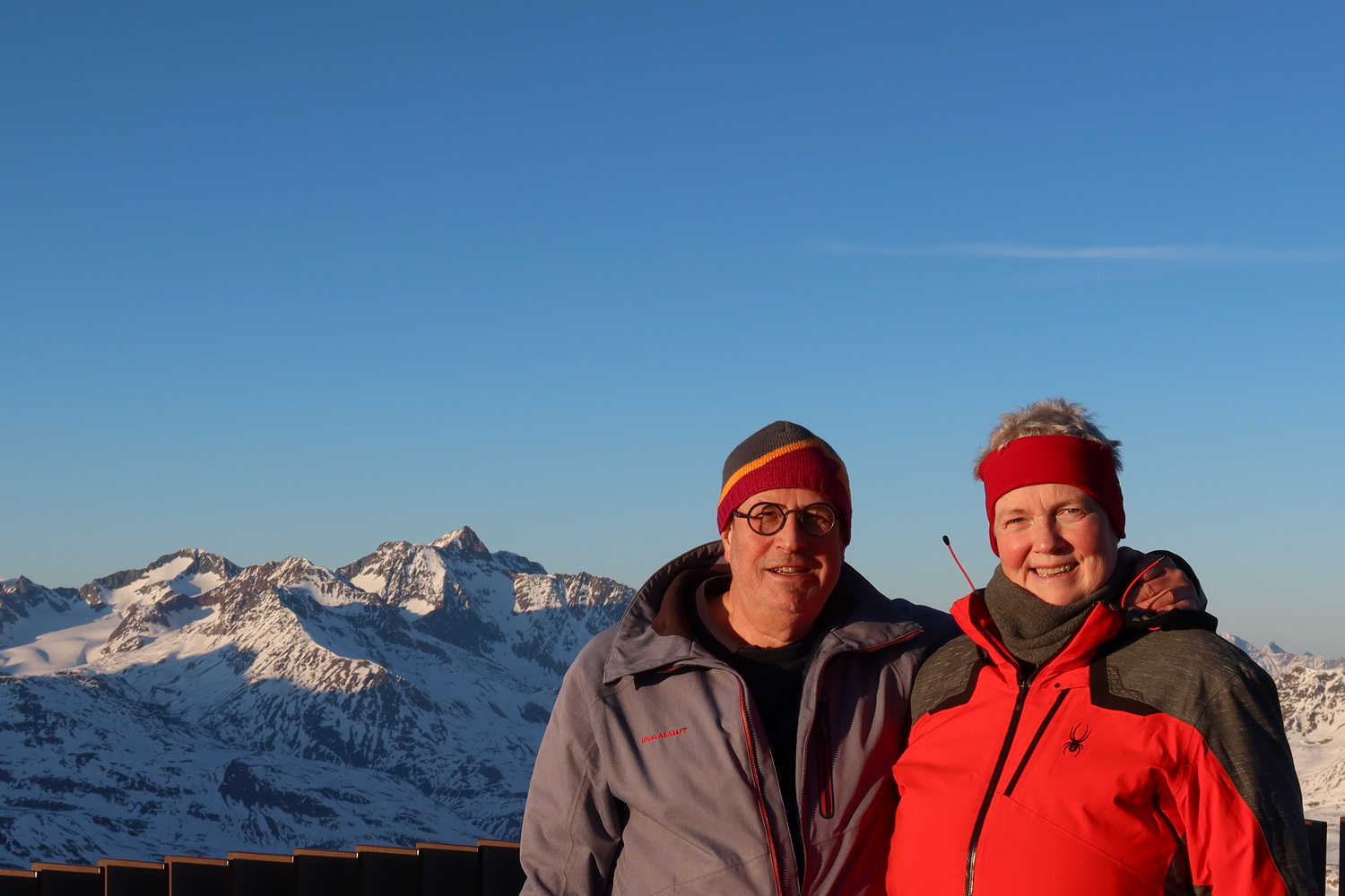 Arnd und Doro mit Wildspitze- Wieder mal ein schöner Trip!