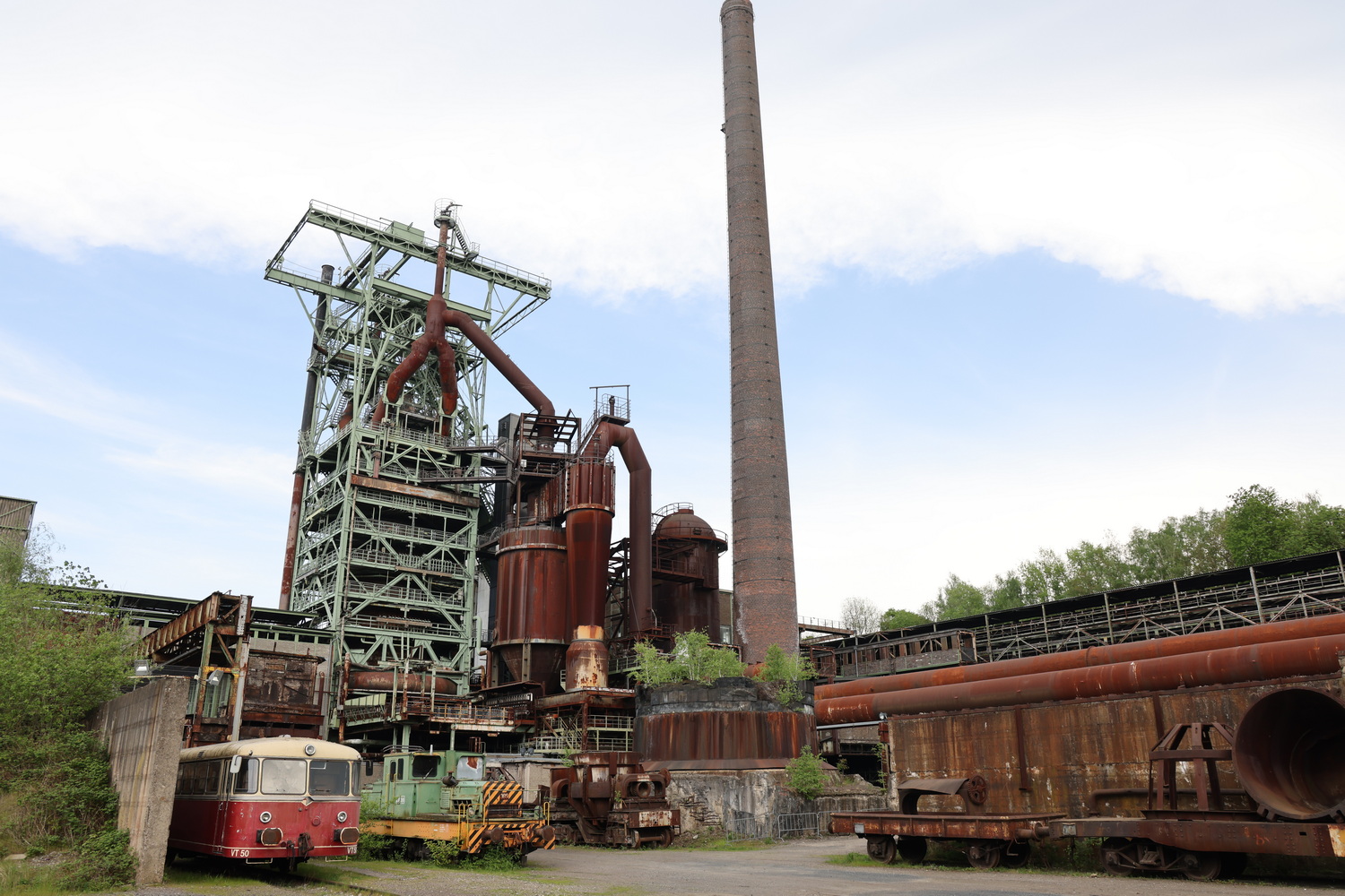 Henrichshütte Hattingen im Mai 2024- Hier floß Stahl von 1855 bis 1987