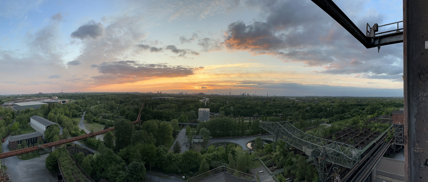 Westblick vom Hochofen