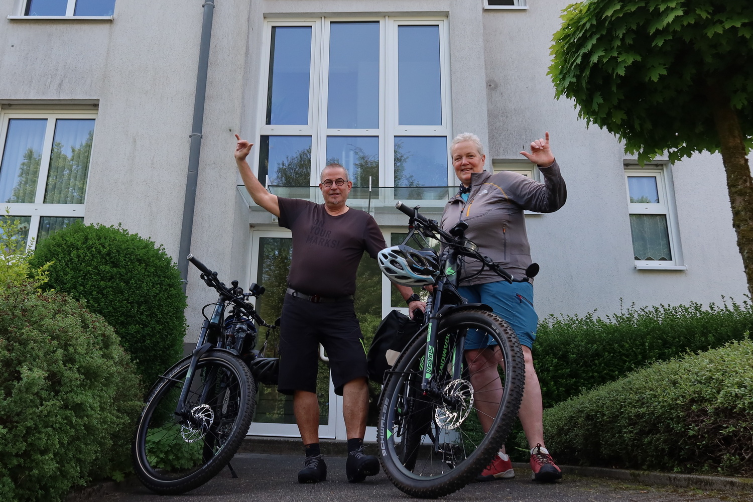 Start vor der Haustür
