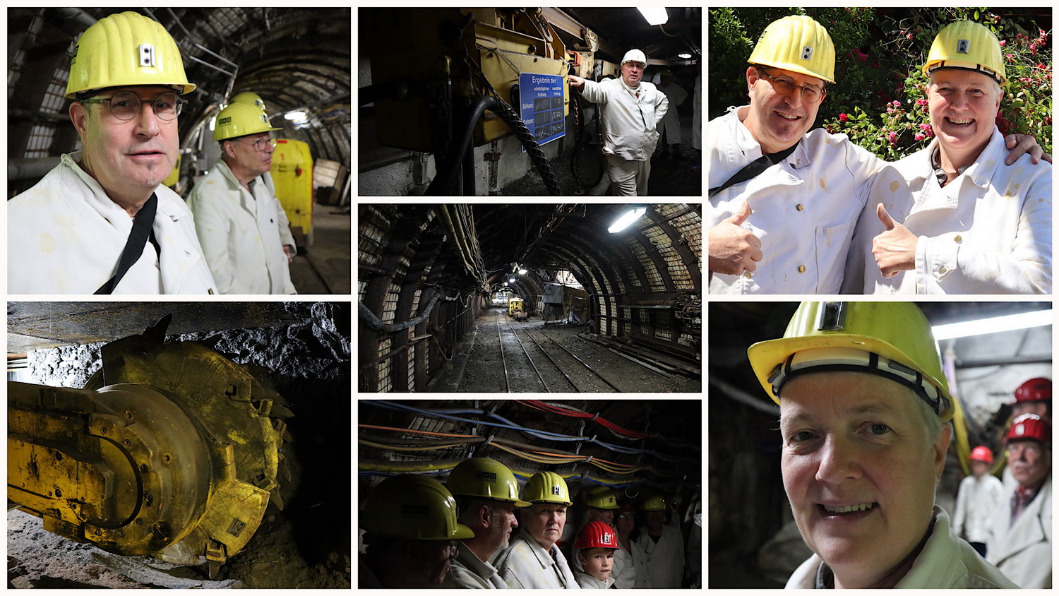 Auf Kohle geboren- Arnd mit Doro im Trainingsbergwerk-Recklinghausen Juli 2024