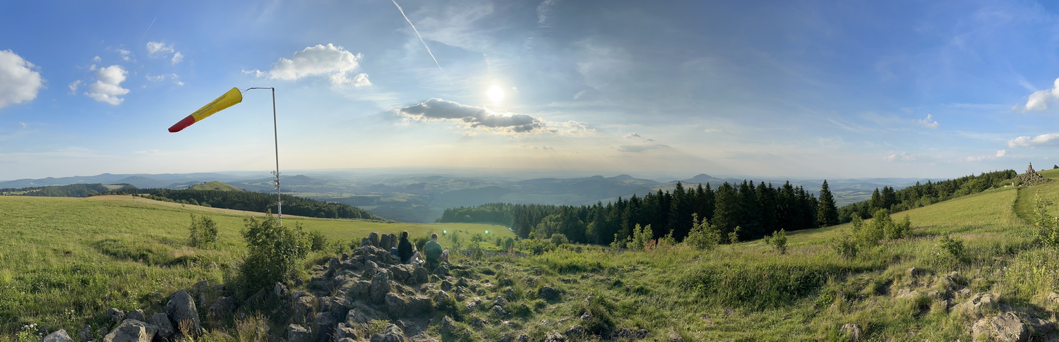 Westblick von der Wasserkuppe
