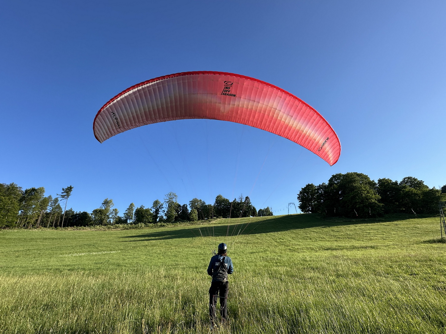 Groundhandling- Moritz spielt mit dem Wind