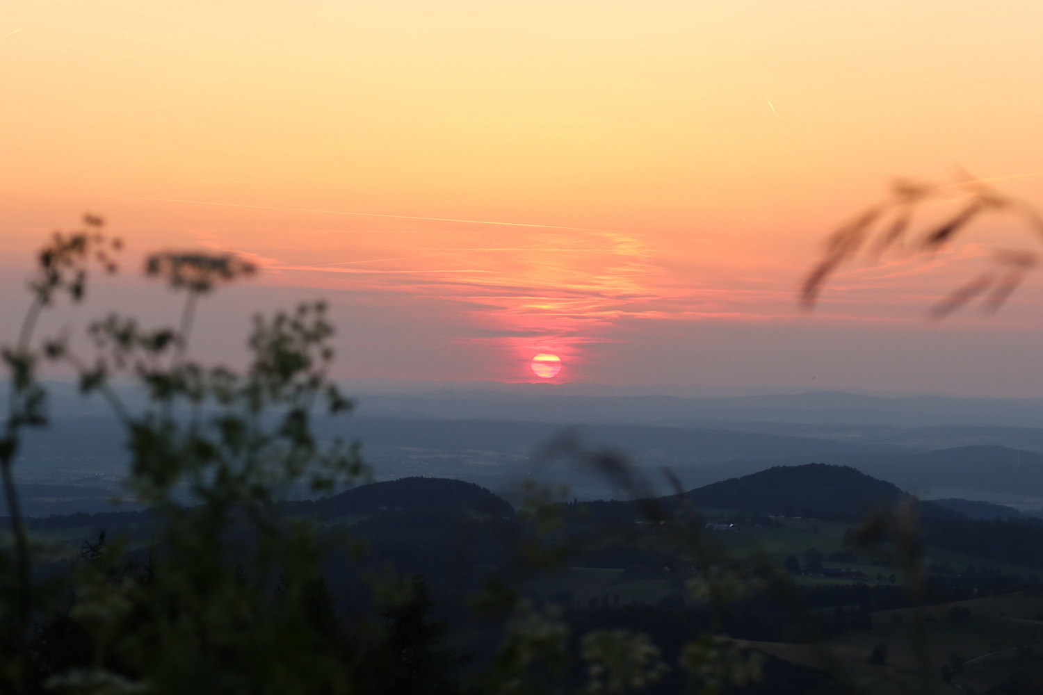 Sunset am letzten Abend auf der WaKu