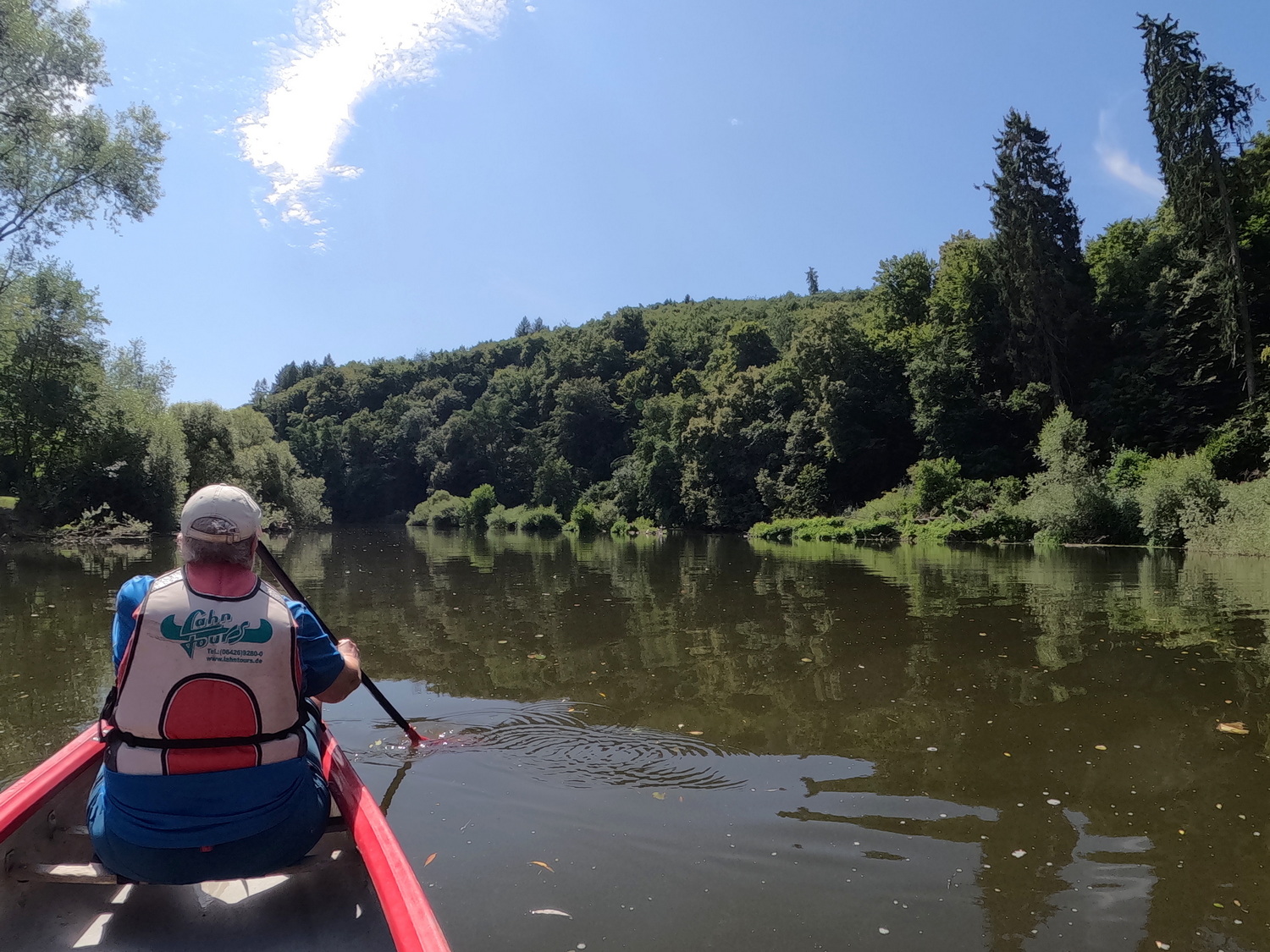 Flusswandern auf der Lahn
