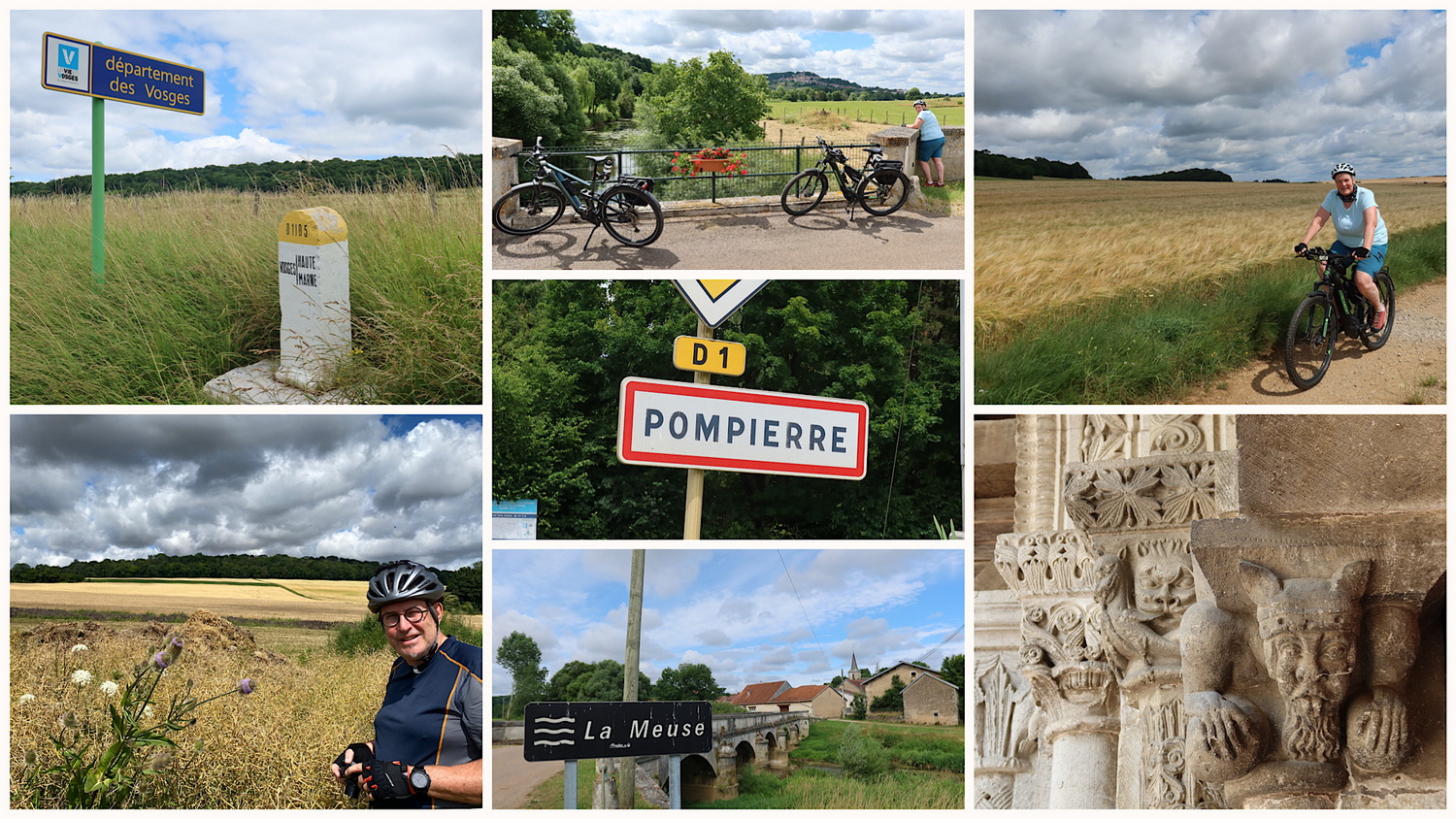 Zwischen Pompierre und Bourmont