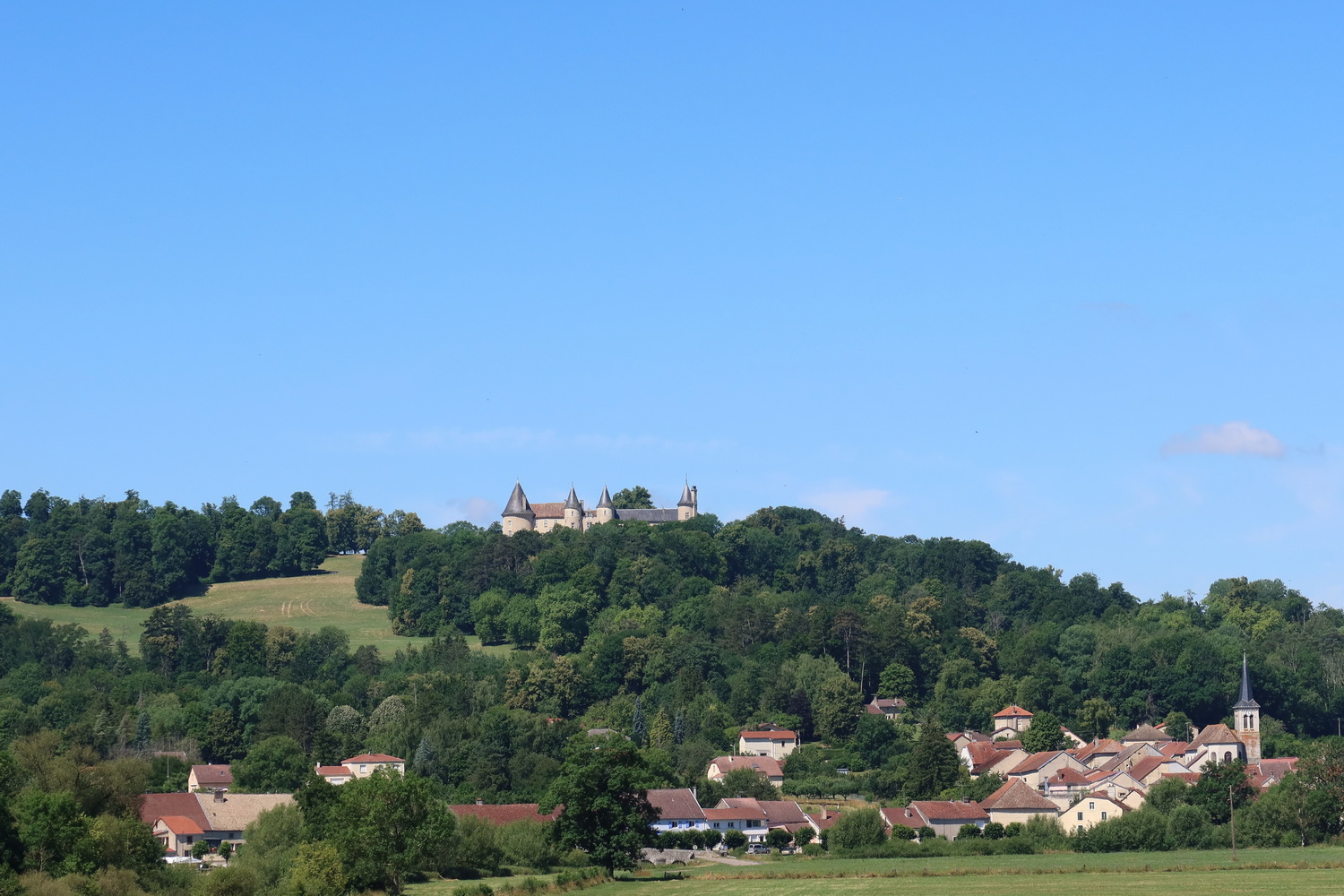 Château de Bourlémont über Frebécourt