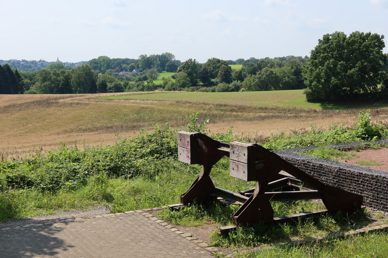 Prellbock an der Korkenziehertrasse