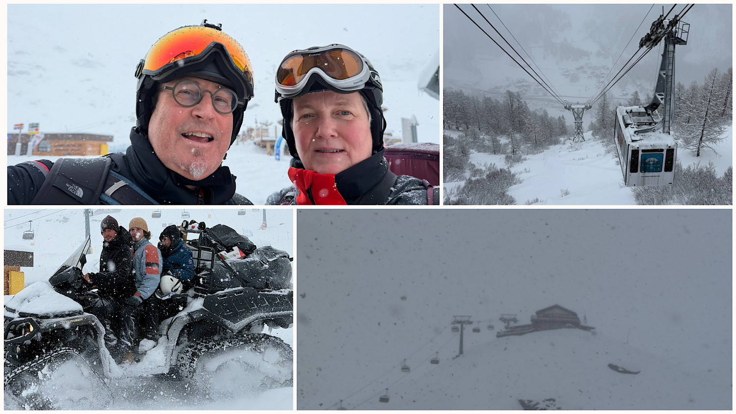 Ankunft auf der Albergo Ristoro Sitten 2300m