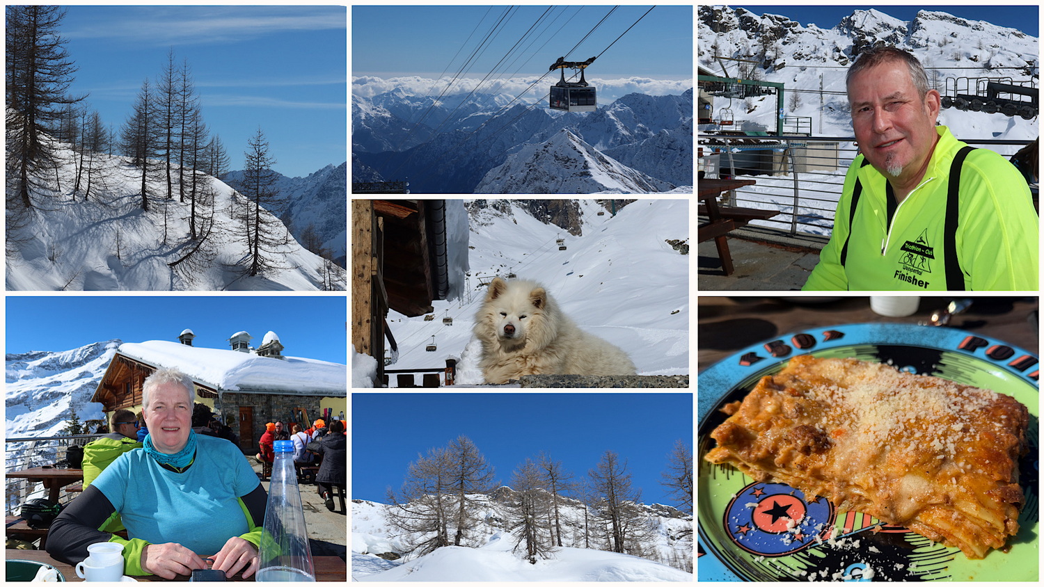 Ein entspannter Tag auf Skiern