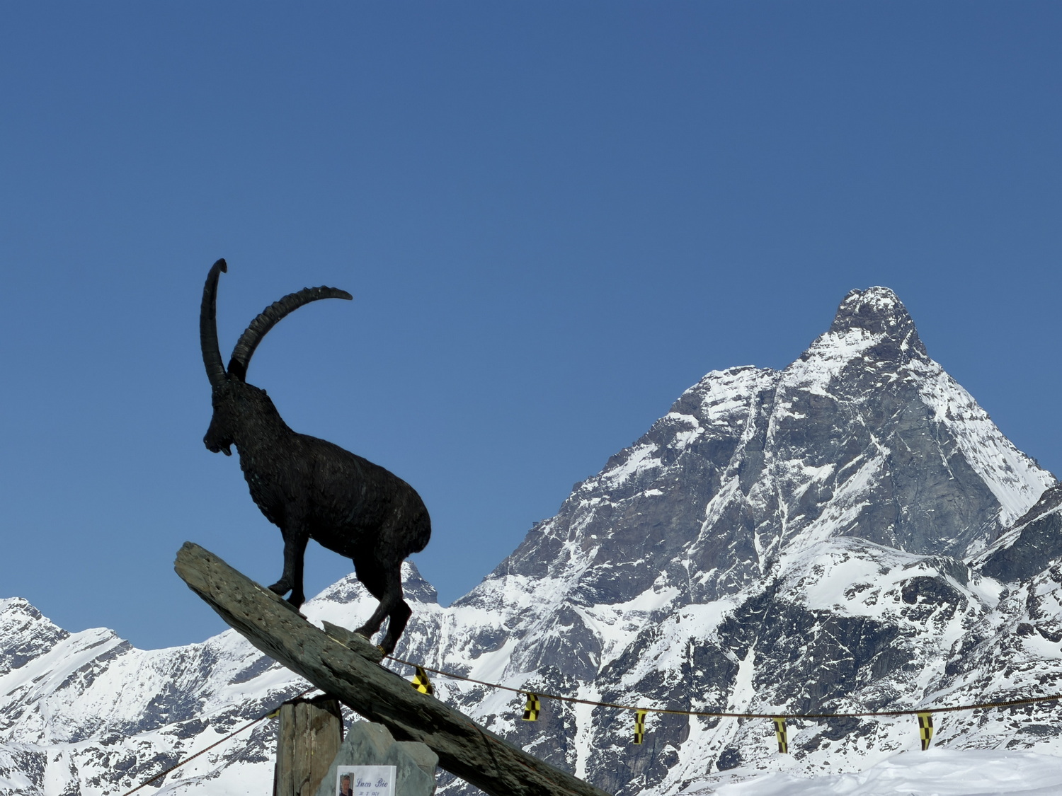 Das Matterhorn 4478m von seiner Südseite