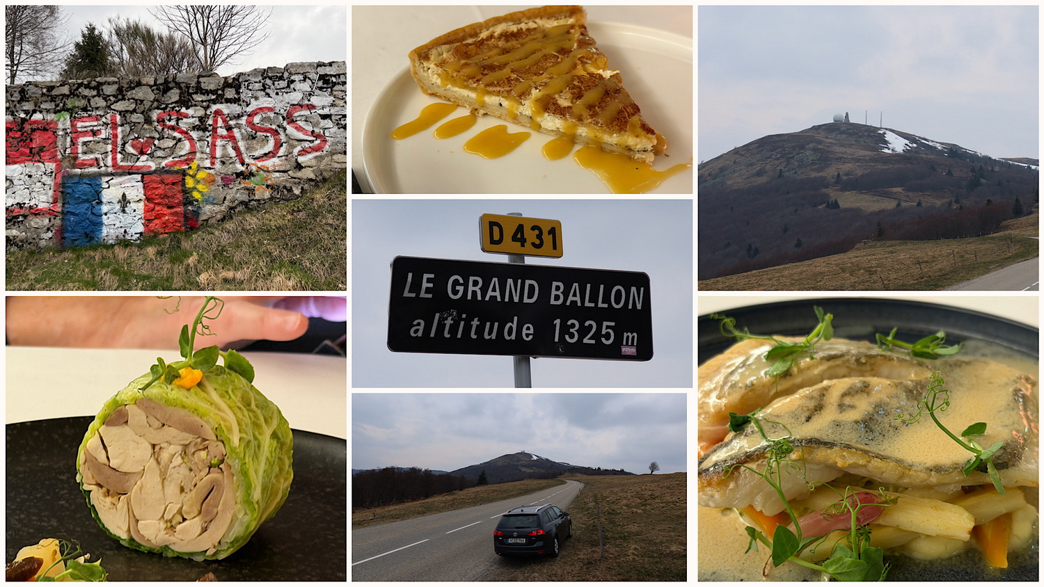 Über den Grand Ballon 1325m ins Elsass