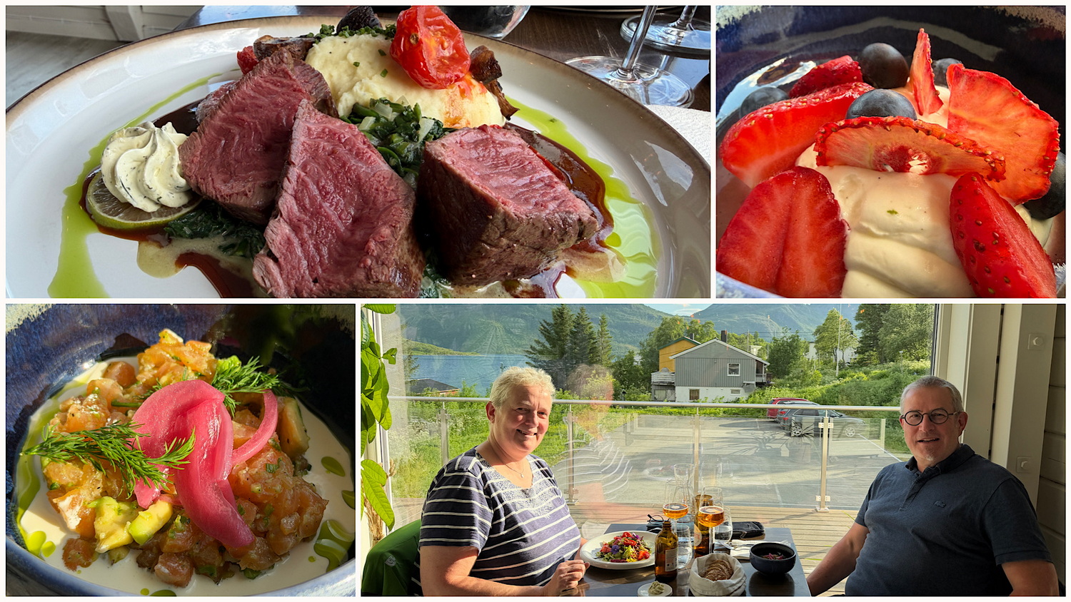 Feines Abendessen in Torsken