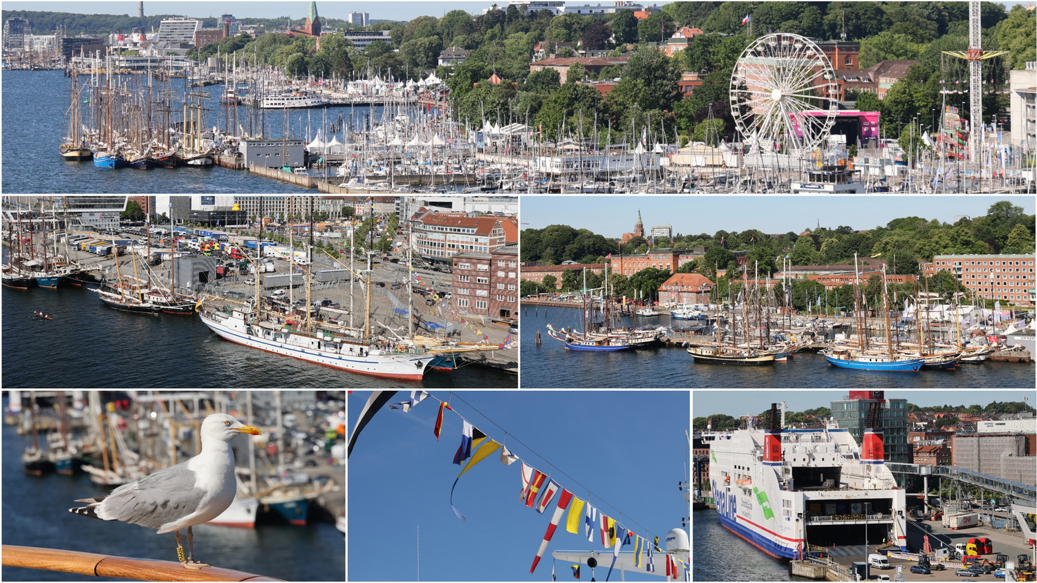 Kieler Woche- Ankunft in Kiel
