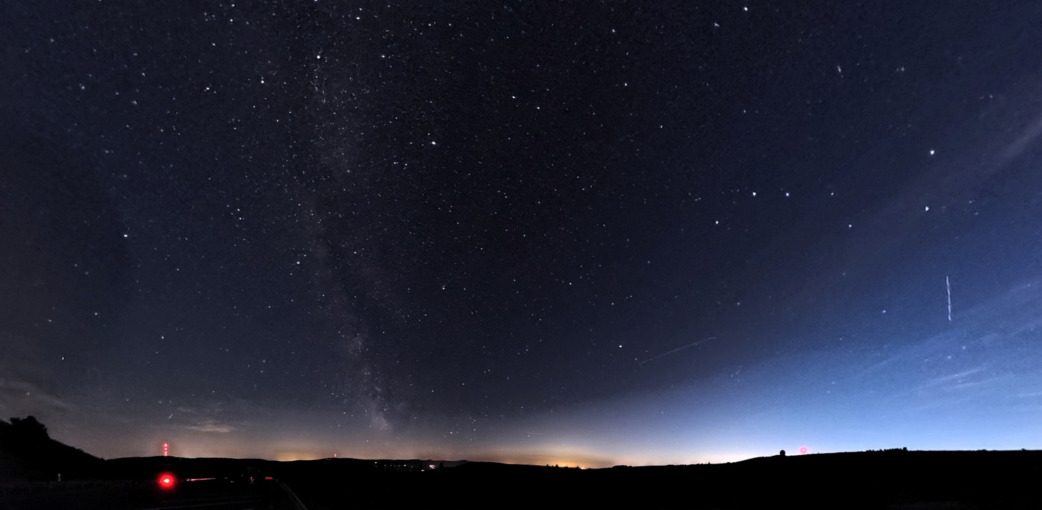 Milky Way und Großer Wagen über der Rhön